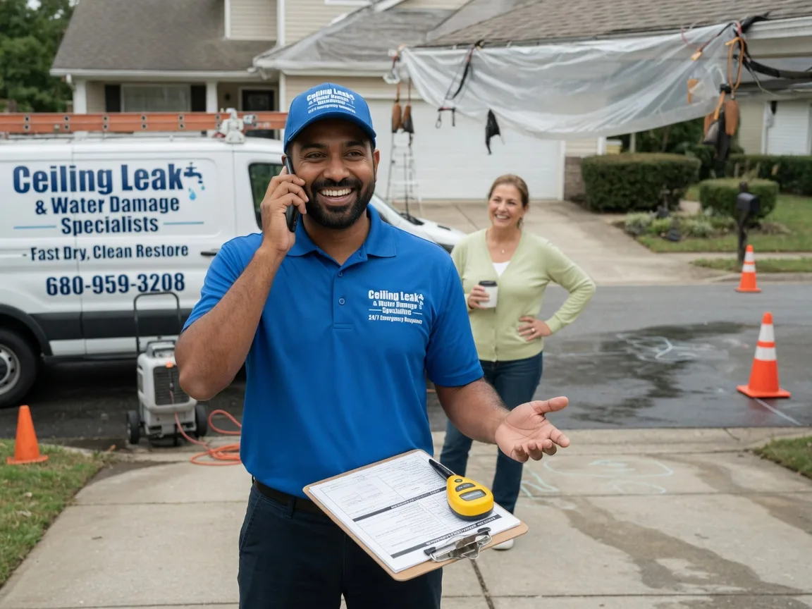 Ceiling Leak Cleanup Pullman, WA FAQs